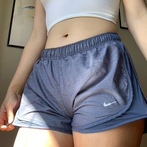 blue Nike shorts !!